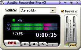 Audio Recorder Mini Mode - Record audio with Audio Recorder Pro
