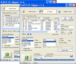 MP3 CD Ripper screen shot